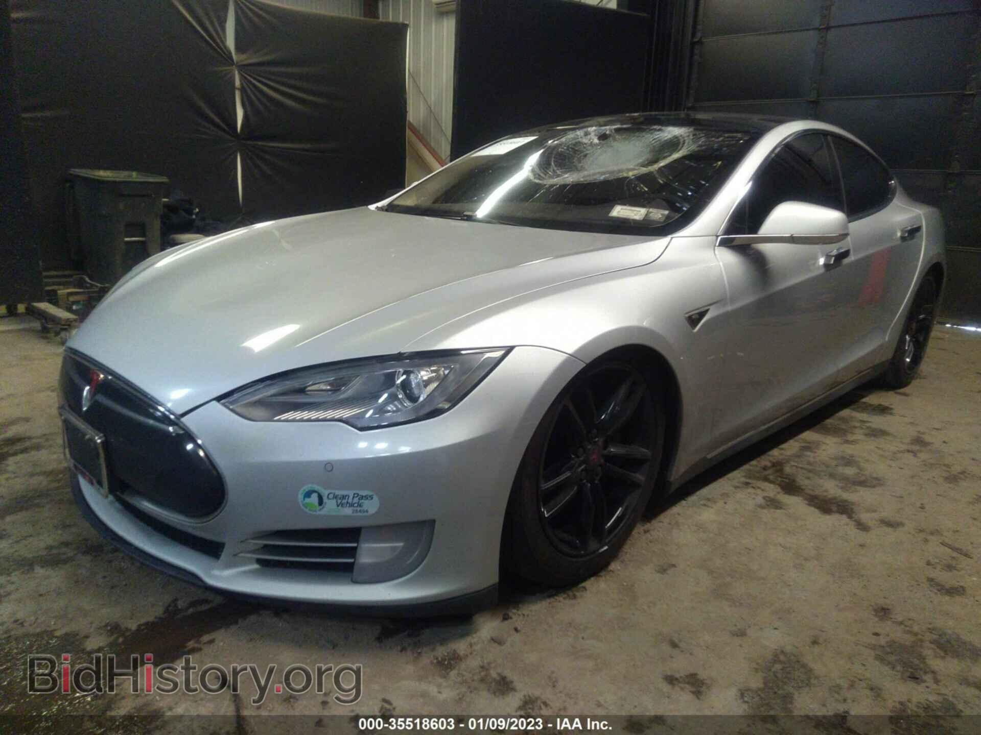 2014 TESLA MODEL S - VIN: 5YJSA1H16EFP48074 - Фото 2