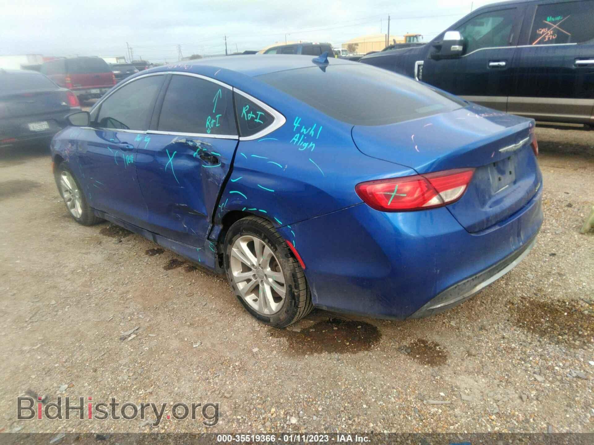 2015 CHRYSLER 200 - VIN: 1C3CCCAB1FN634455 - Фото 3