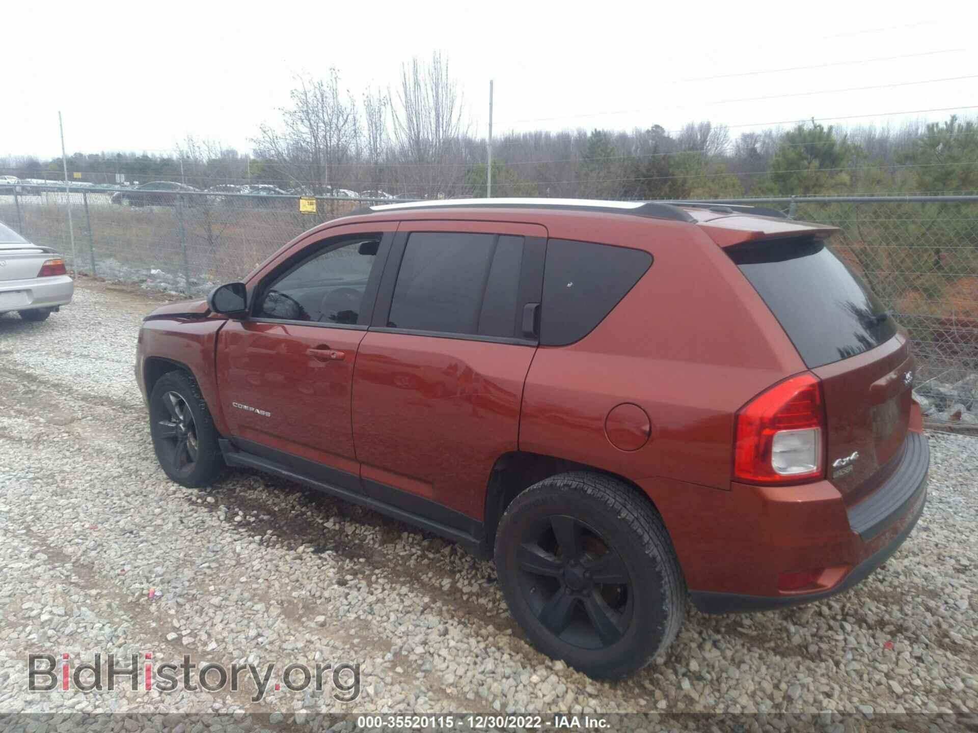 2012 JEEP COMPASS - VIN: 1C4NJDEB3CD616227 - Фото 3