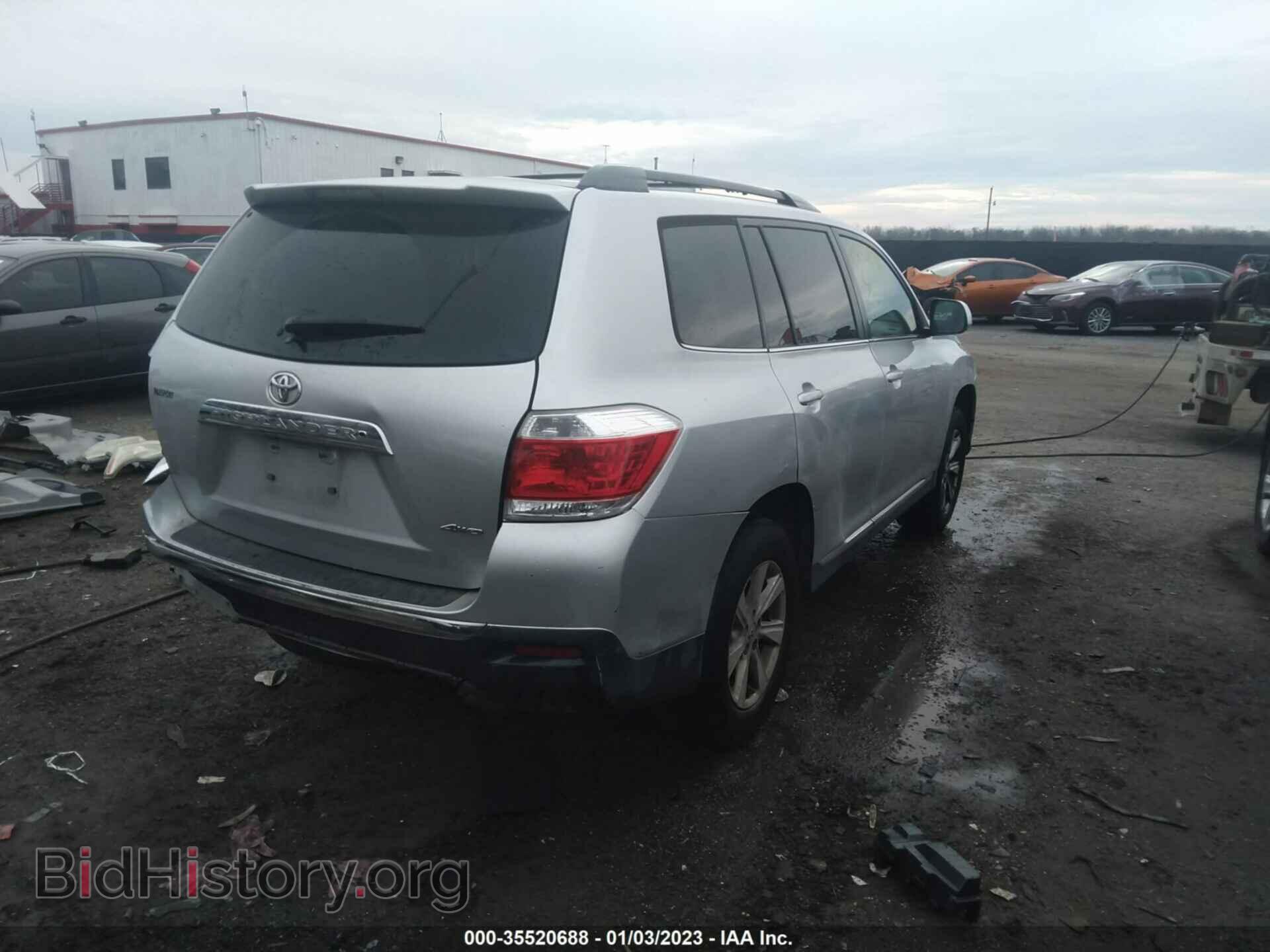 2013 TOYOTA HIGHLANDER - VIN: 5TDBK3EH2DS201095 - Фото 4