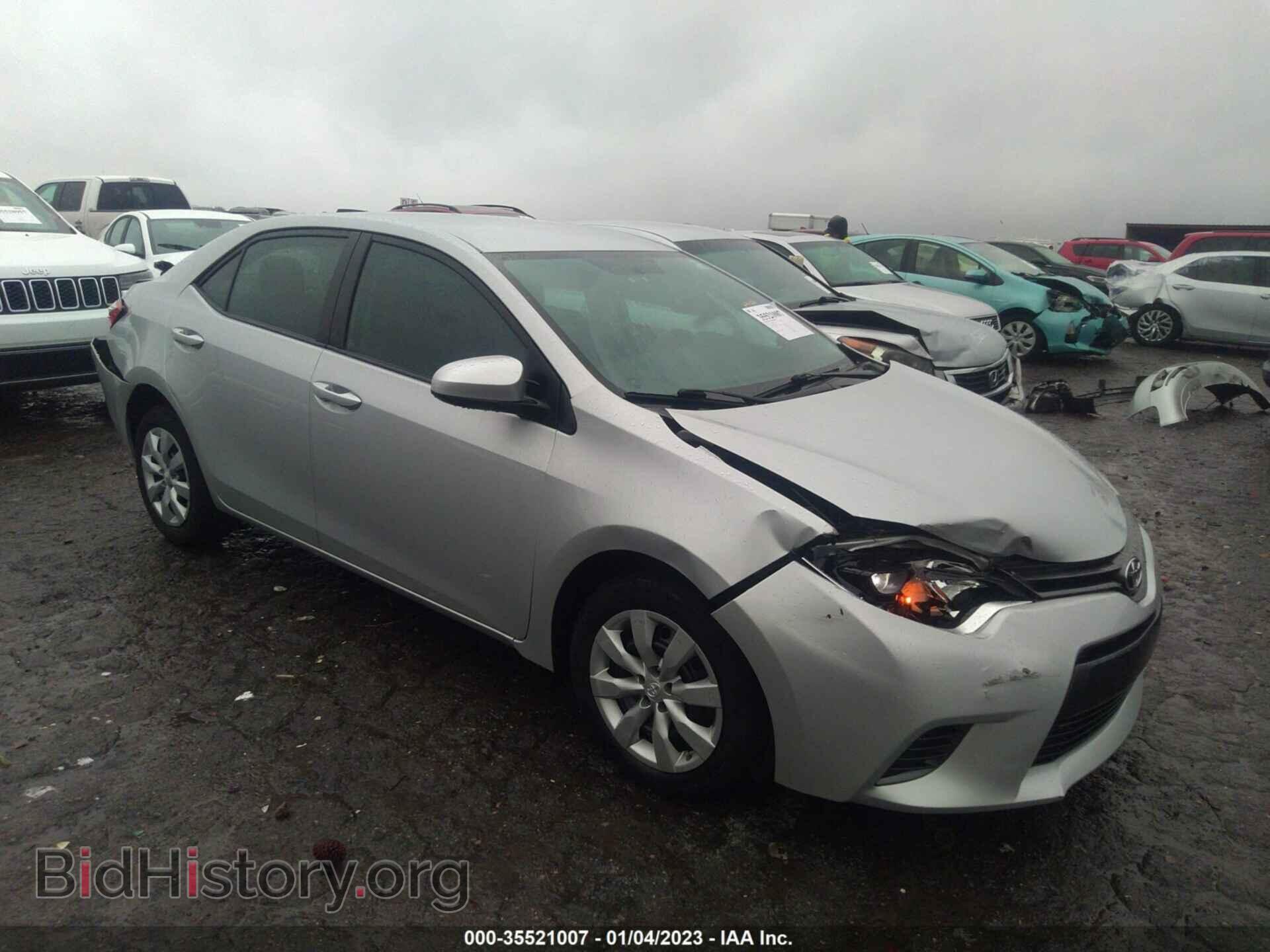 Photo 2T1BURHE2FC268127 - TOYOTA COROLLA 2015