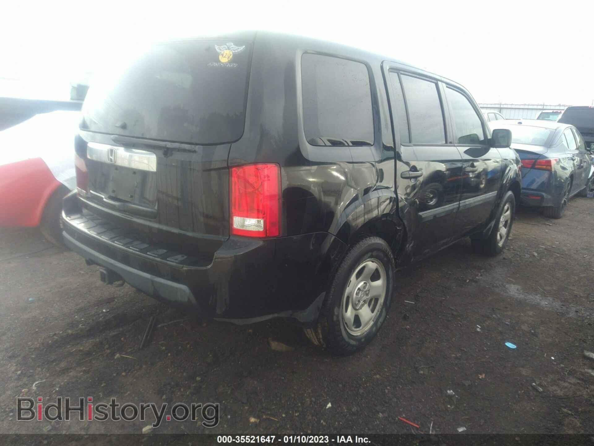 2011 HONDA PILOT - VIN: 5FNYF3H25BB035291 - Фото 4