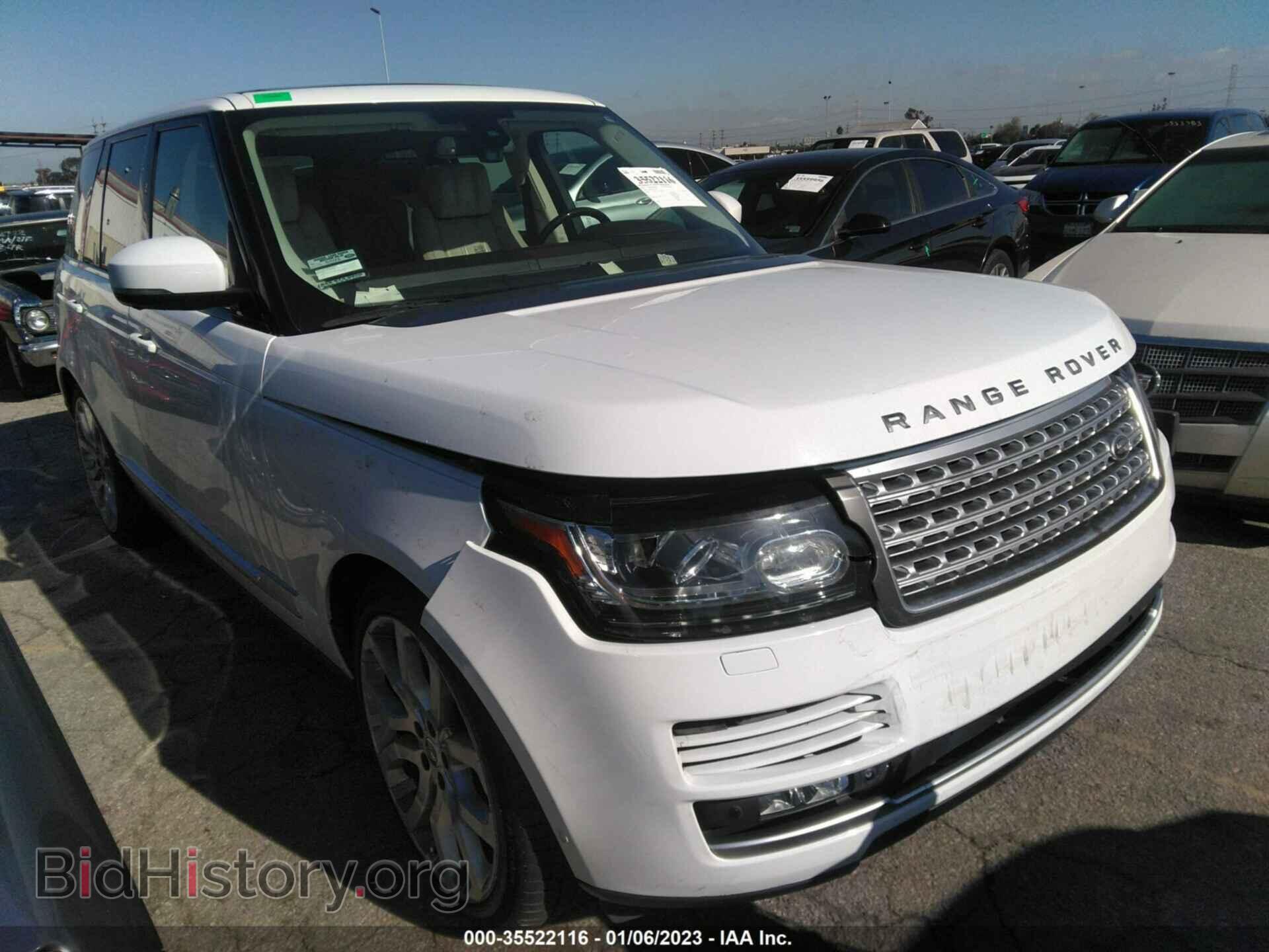 Фотография SALGS2EF4EA130763 - LAND ROVER RANGE ROVER 2014