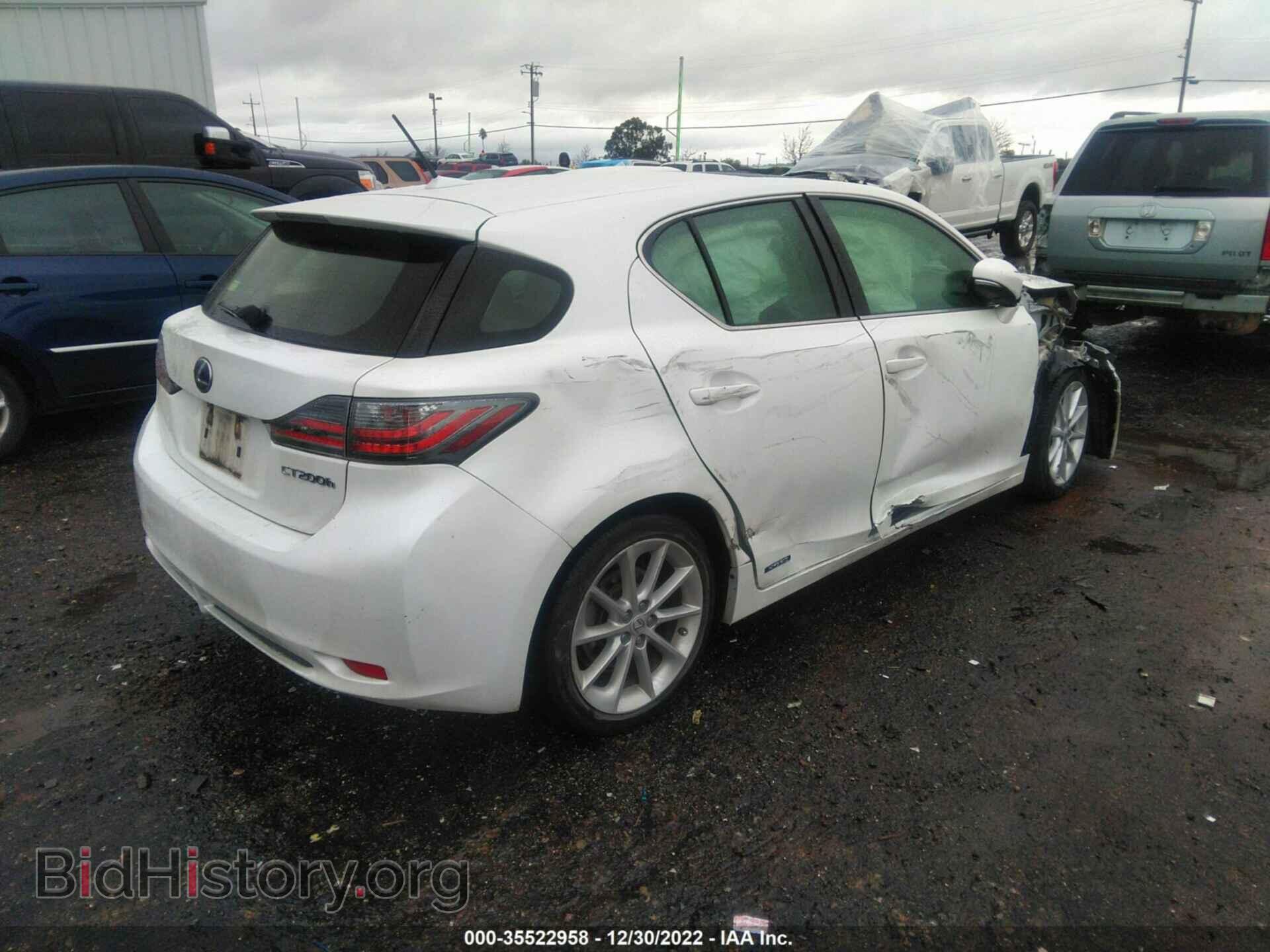 2013 LEXUS CT 200H - VIN: JTHKD5BH4D2168794 - Фото 4