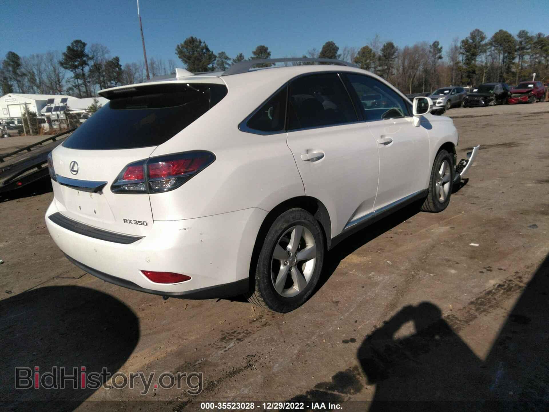 2014 LEXUS RX 350 - VIN: 2T2BK1BA3EC250503 - Фото 4
