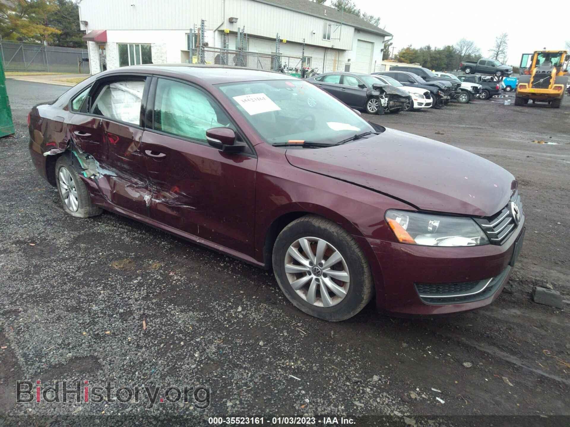 Photo 1VWAP7A38DC038224 - VOLKSWAGEN PASSAT 2013