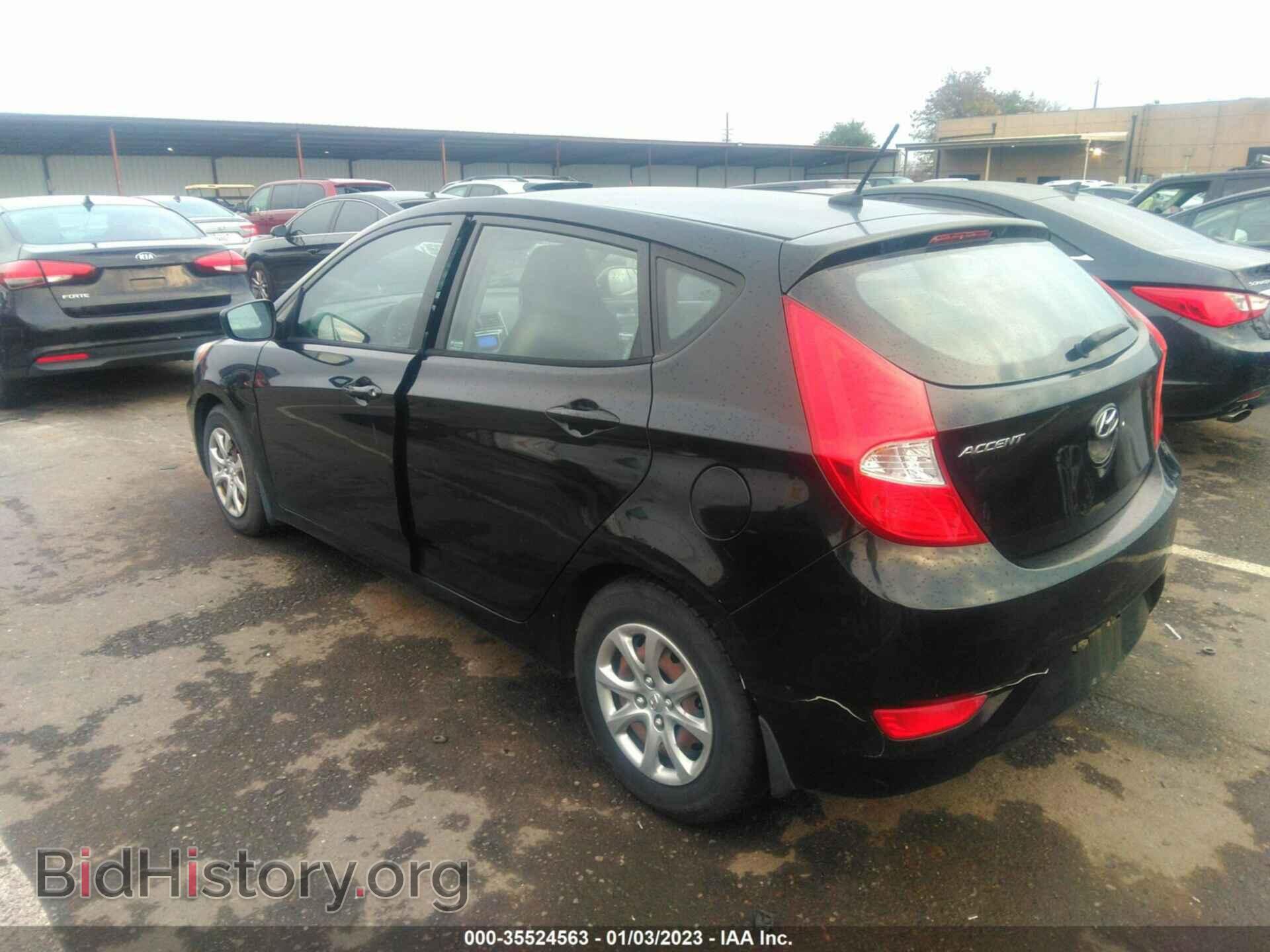 2013 HYUNDAI ACCENT - VIN: KMHCT5AE6DU096576 - Фото 3