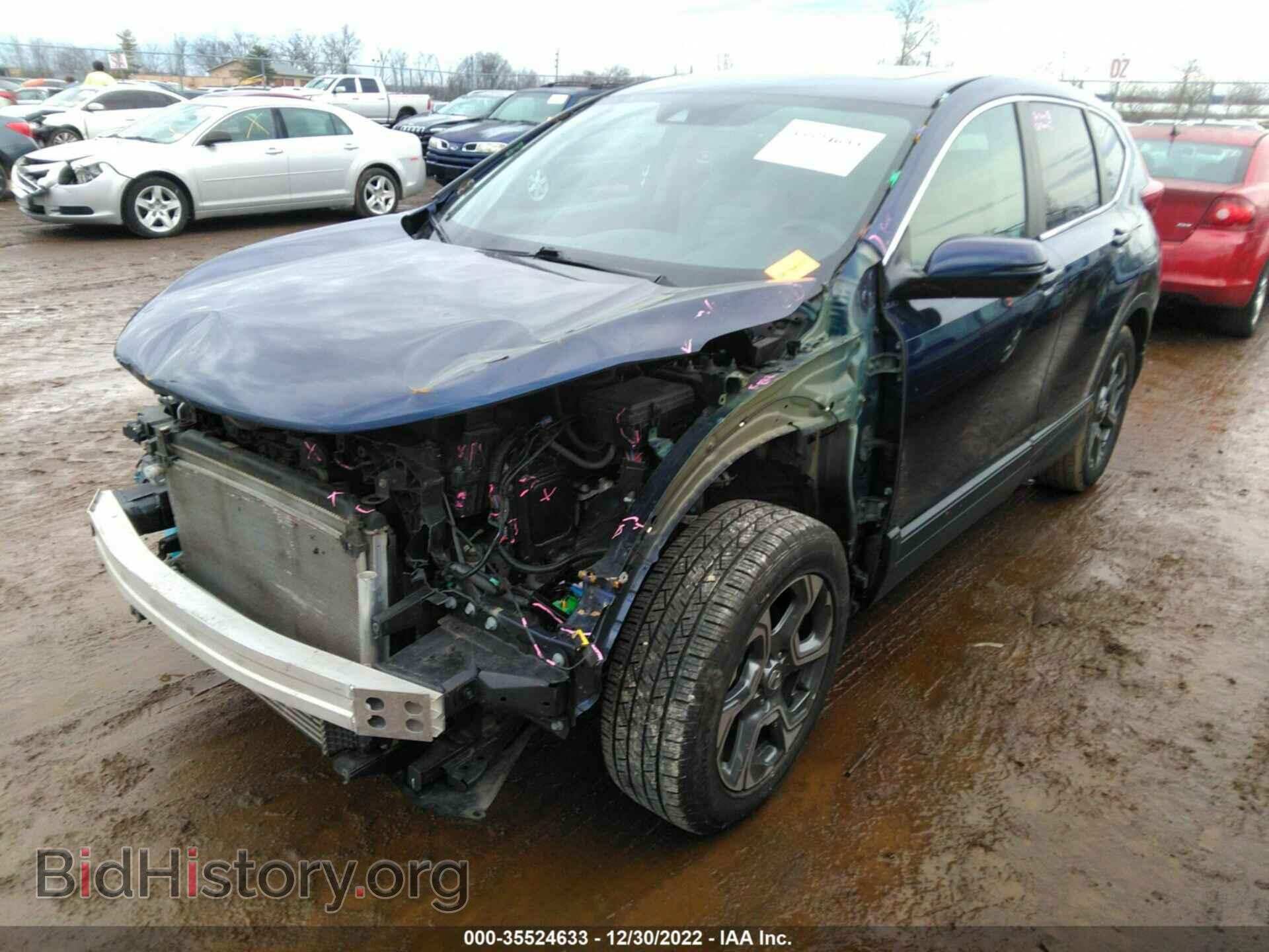 2019 HONDA CR-V - VIN: 2HKRW2H5XKH647237 - Фото 2