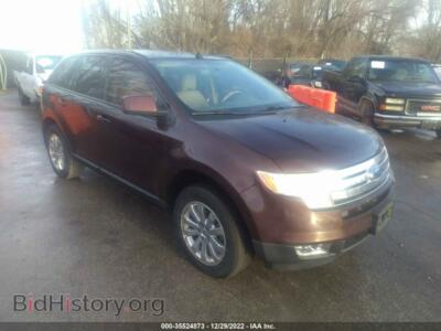 2009 Ford EDGE SEL, burgundy — VIN 2FMDK38C59BA55434, IAAI