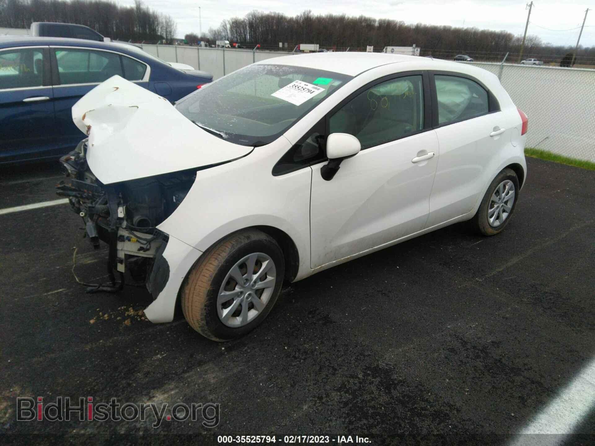 2012 KIA RIO - VIN: KNADM5A30C6041559 - Фото 2