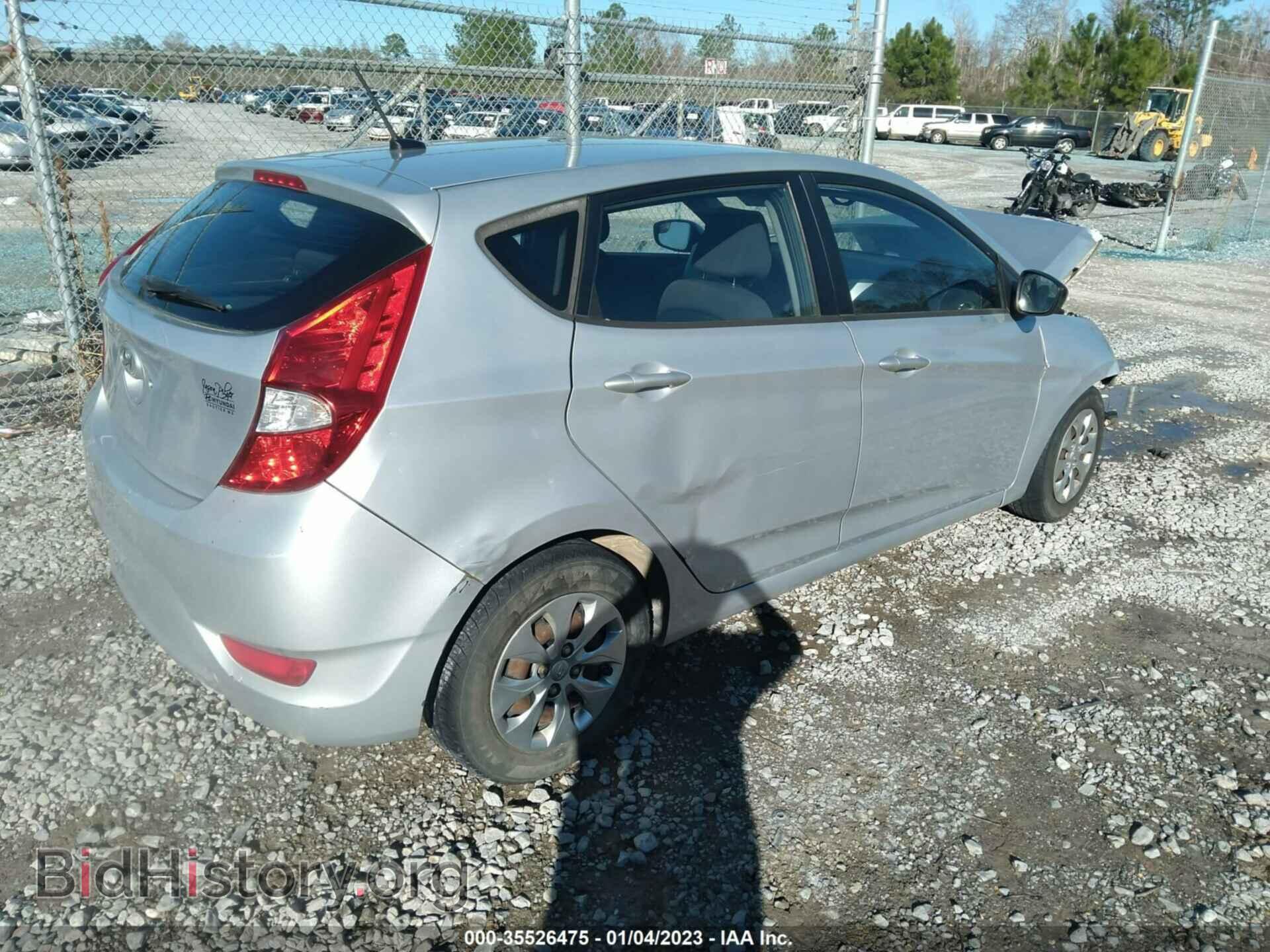 2016 HYUNDAI ACCENT - VIN: KMHCT5AE9GU264229 - Фото 4