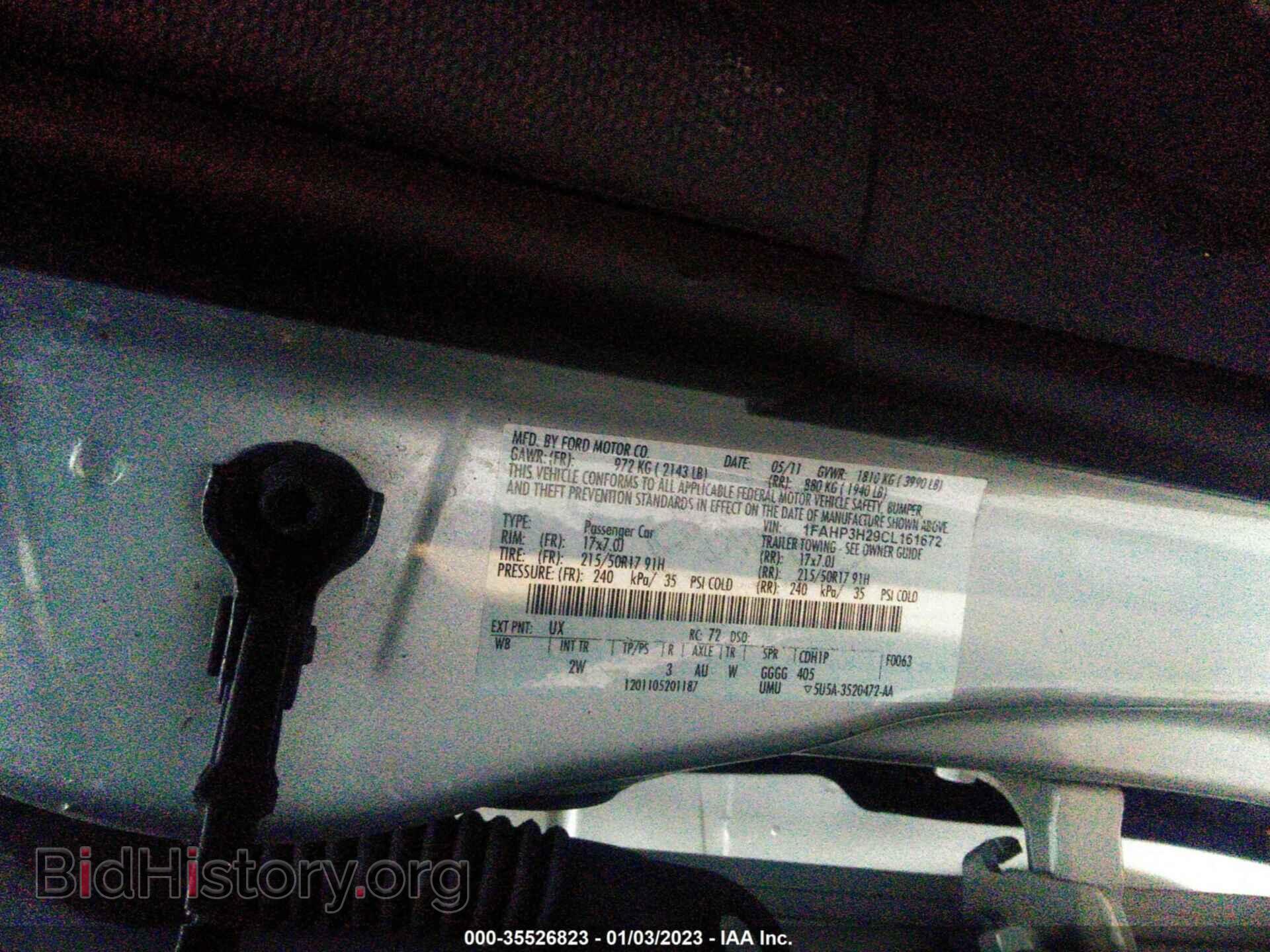 2012 FORD FOCUS - VIN: 1FAHP3H29CL161672 - Photo 9