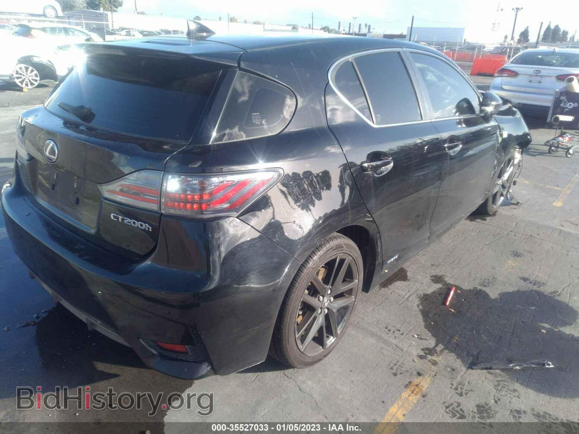 2015 LEXUS CT 200H - VIN: JTHKD5BH5F2215043 - Фото 4