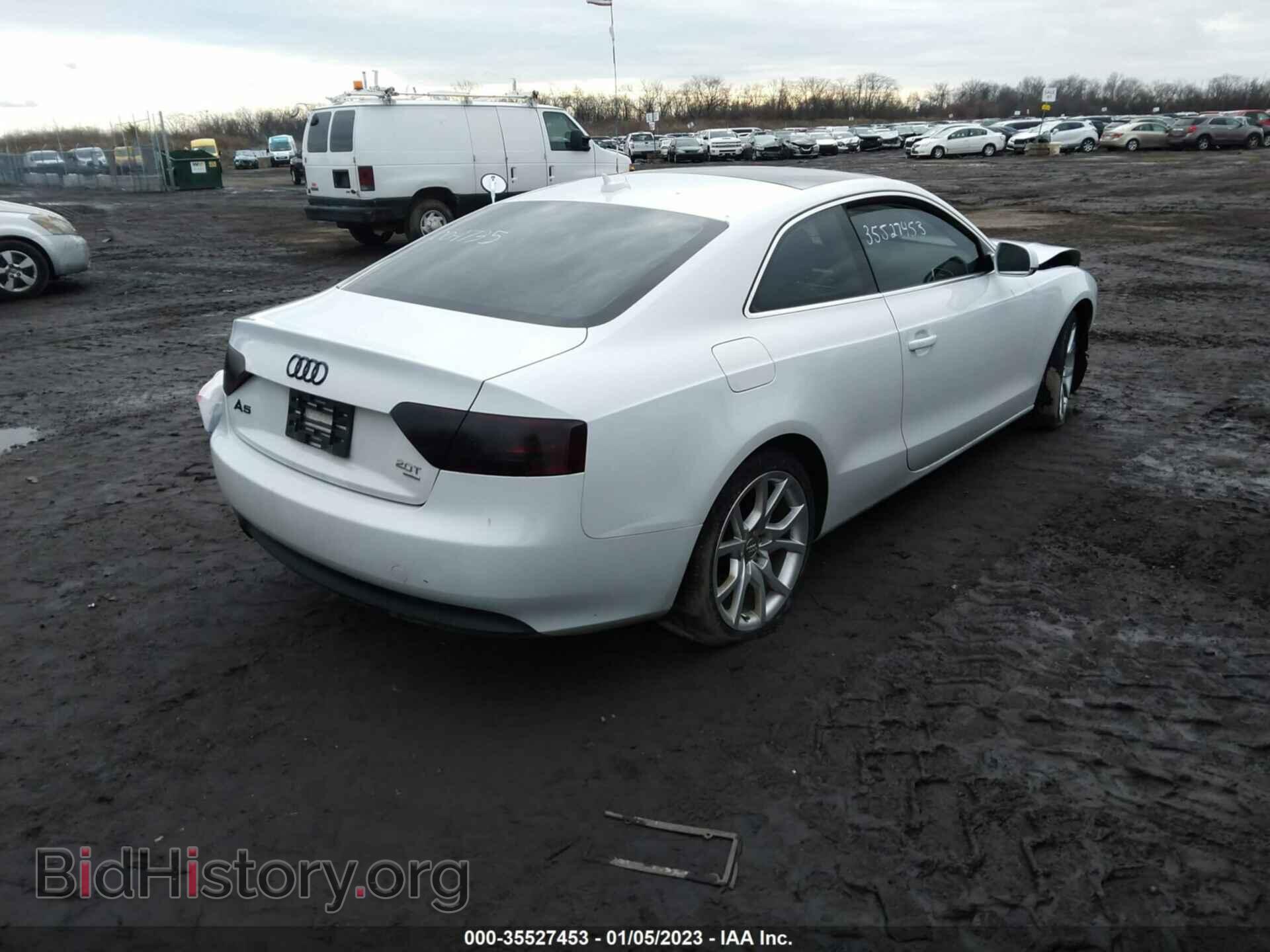 2012 AUDI A5 - VIN: WAULFAFR6CA004735 - Фото 4
