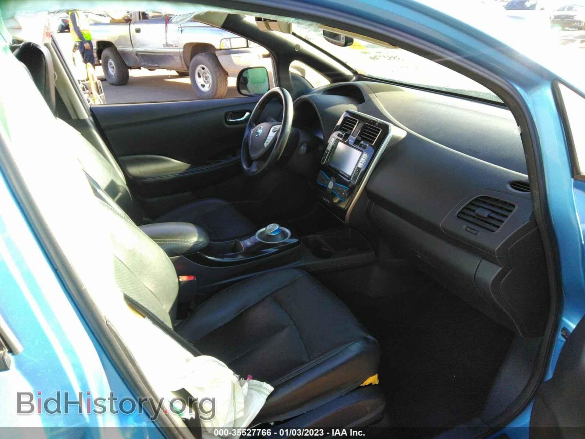 2013 NISSAN LEAF - VIN: 1N4AZ0CP1DC424252 - Фото 5