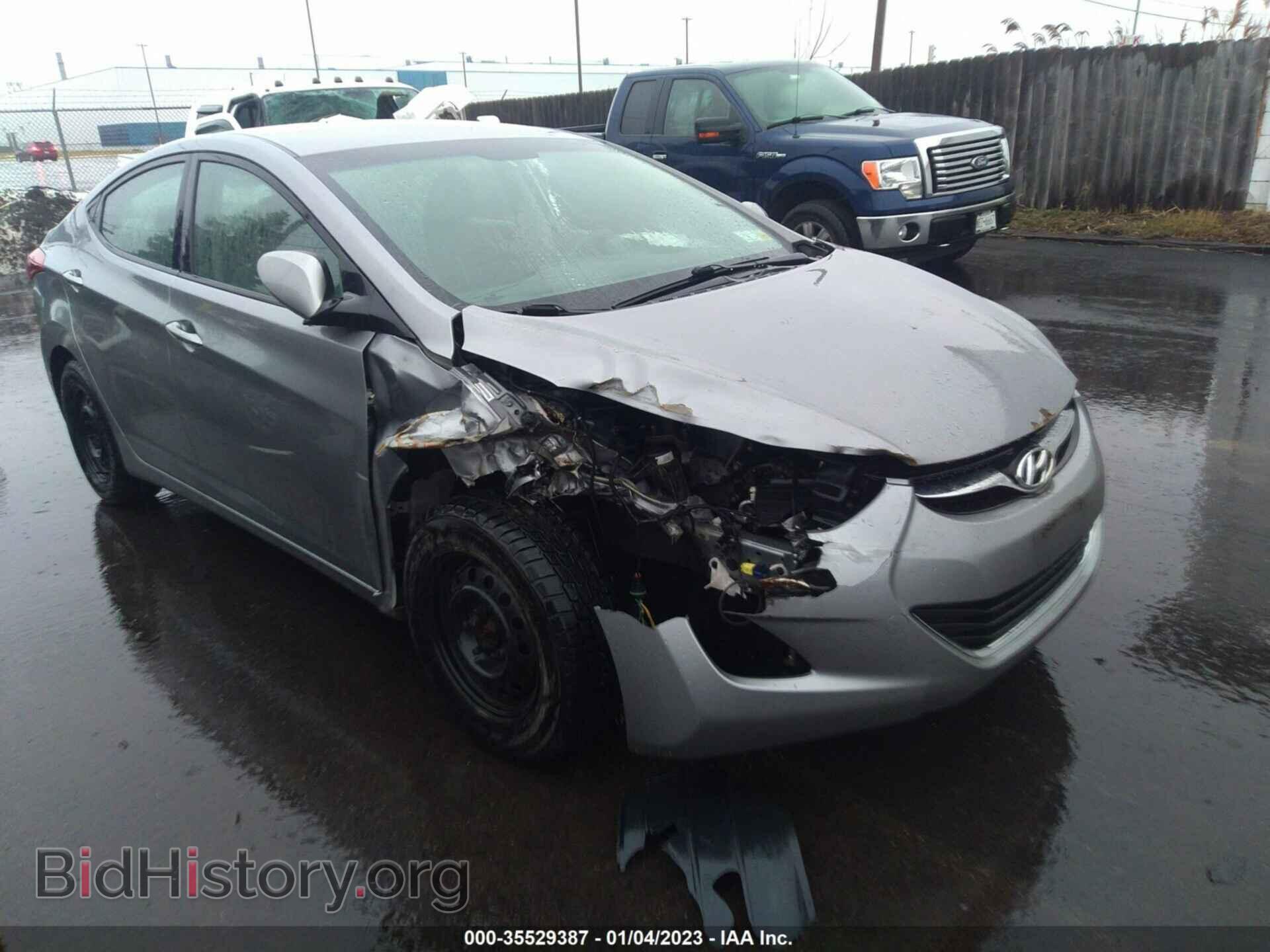 Photo KMHDH4AE6CU259306 - HYUNDAI ELANTRA 2012