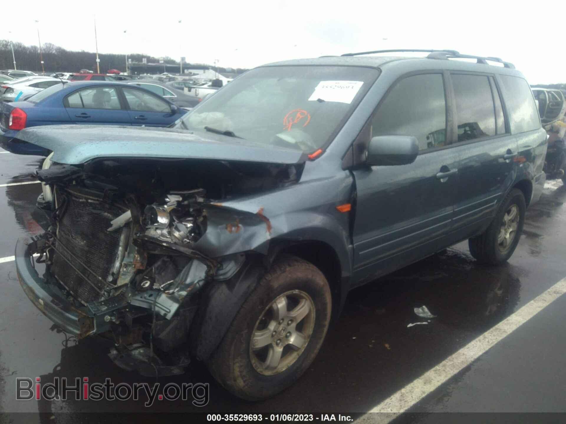 2006 HONDA PILOT - VIN: 2HKYF18596H560456 - Фото 2