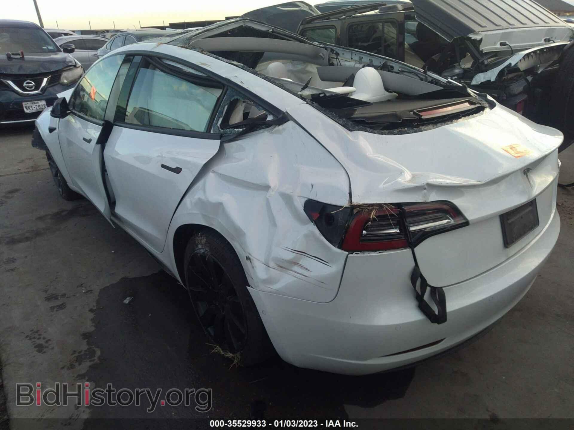 2021 TESLA MODEL 3 - VIN: 5YJ3E1EA3MF082027 - Фото 3