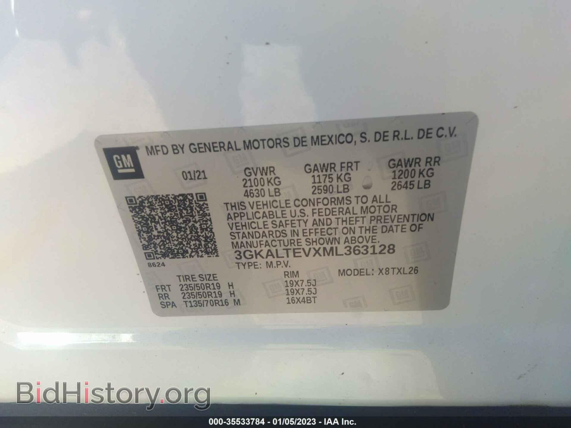 2021 GMC TERRAIN - VIN: 3GKALTEVXML363128 - Photo 9