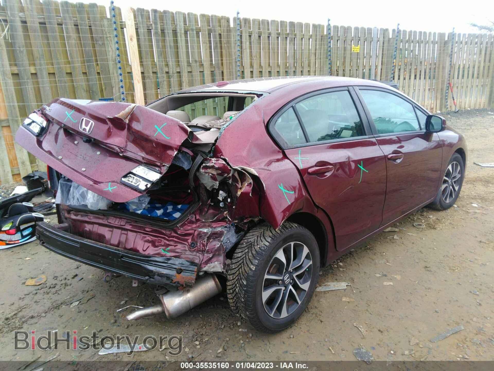 2013 HONDA CIVIC SDN - VIN: 19XFB2F97DE036285 - Фото 4