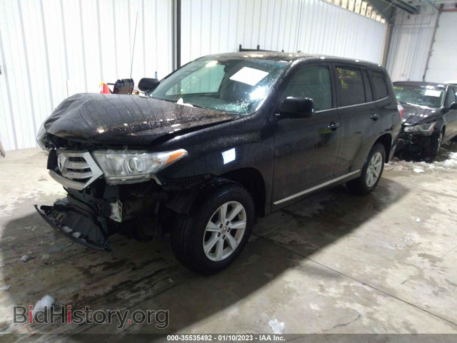 2012 TOYOTA HIGHLANDER - VIN: 5TDBK3EH4CS150732 - Фото 2