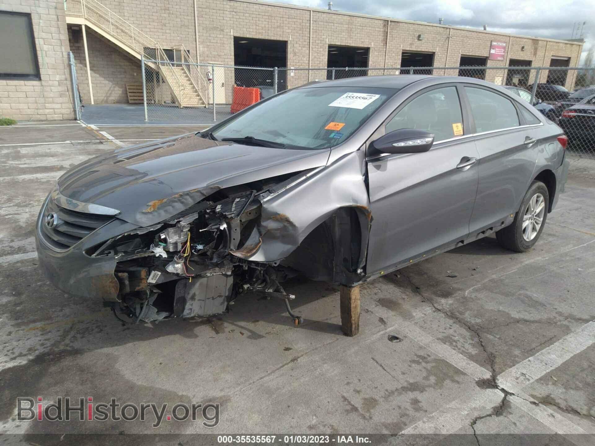 2014 HYUNDAI SONATA - VIN: 5NPEB4AC4EH919753 - Фото 2
