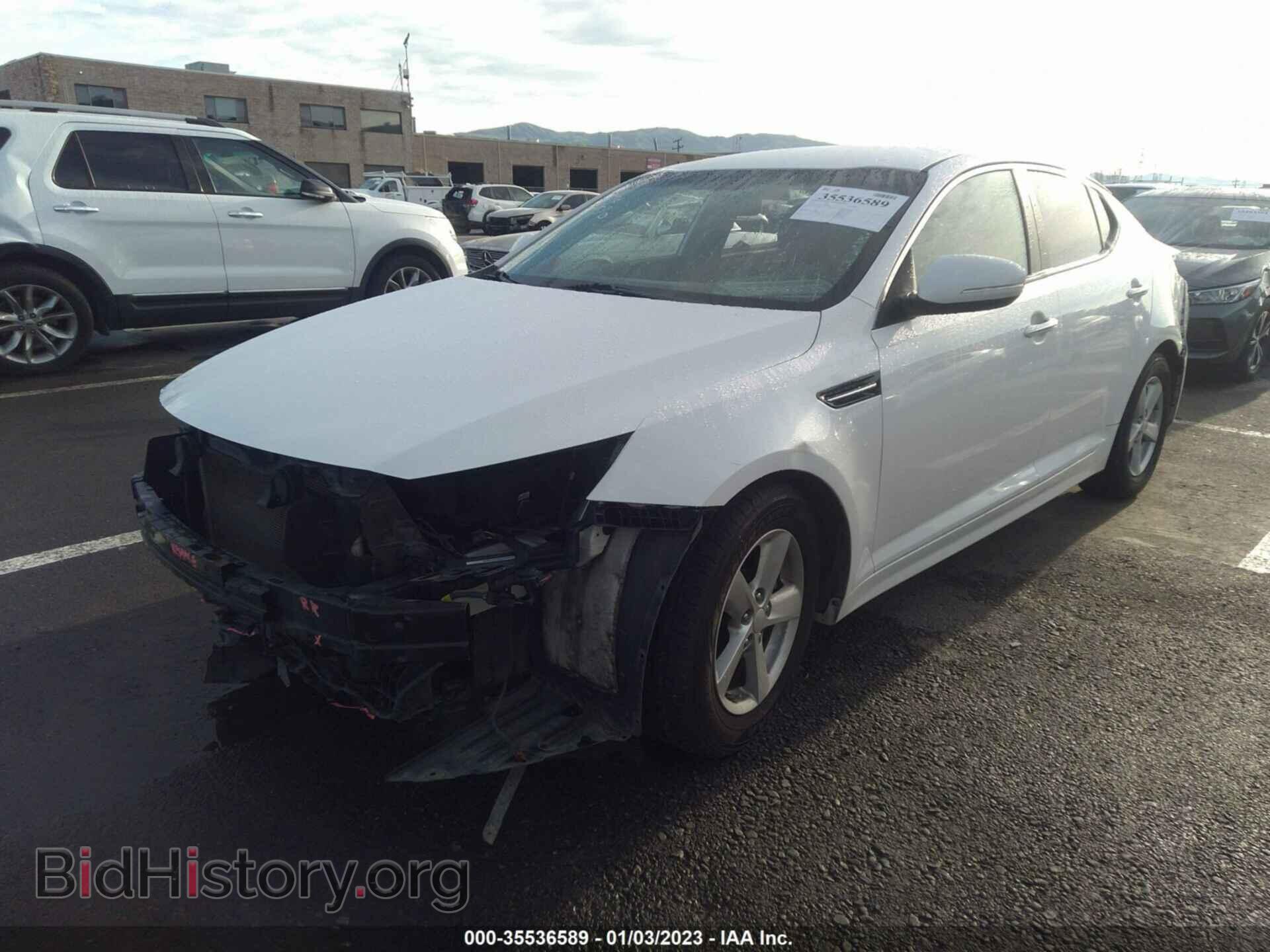 2015 KIA OPTIMA - VIN: KNAGM4A79F5598541 - Фото 2