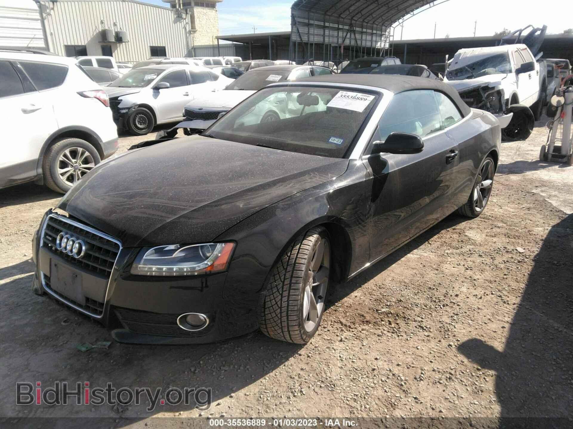 2012 AUDI A5 - VIN: WAULFAFH4CN003695 - Фото 2