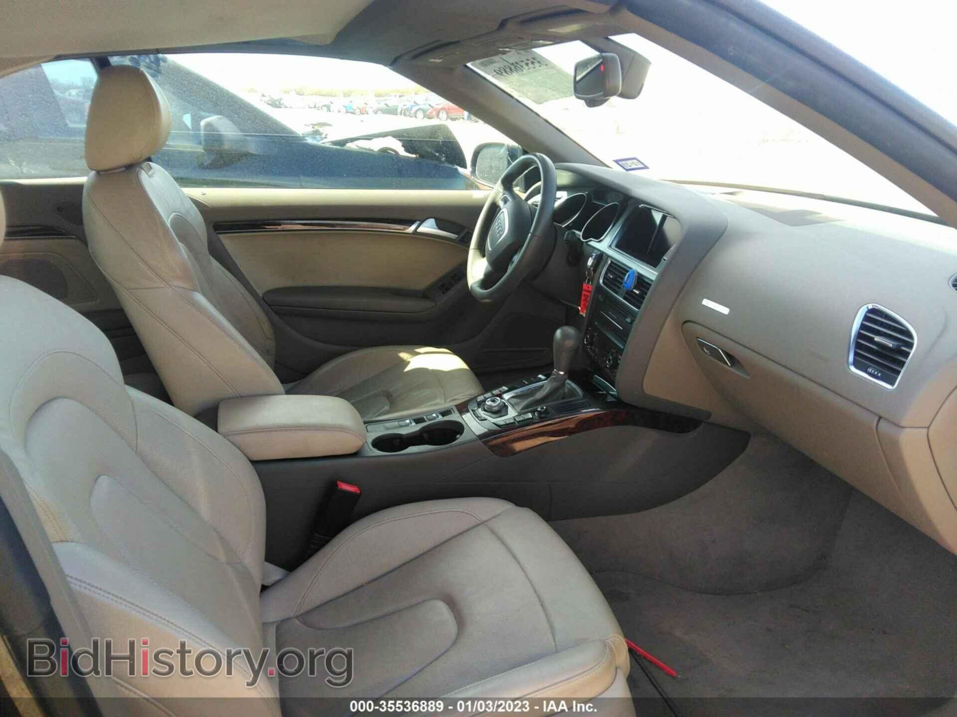 2012 AUDI A5 - VIN: WAULFAFH4CN003695 - Фото 5