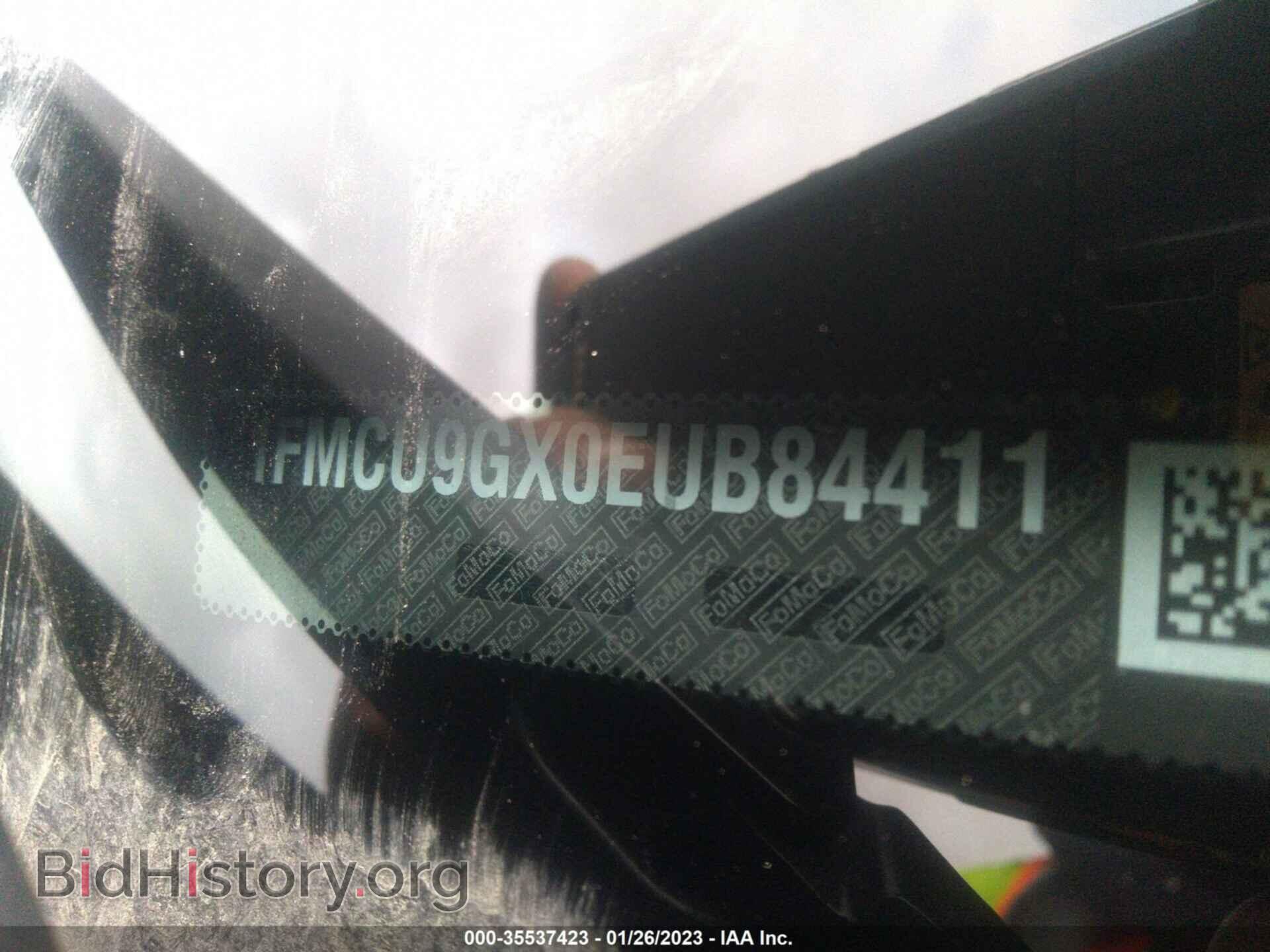 2014 FORD ESCAPE - VIN: 1FMCU9GX0EUB84411 - Фото 9