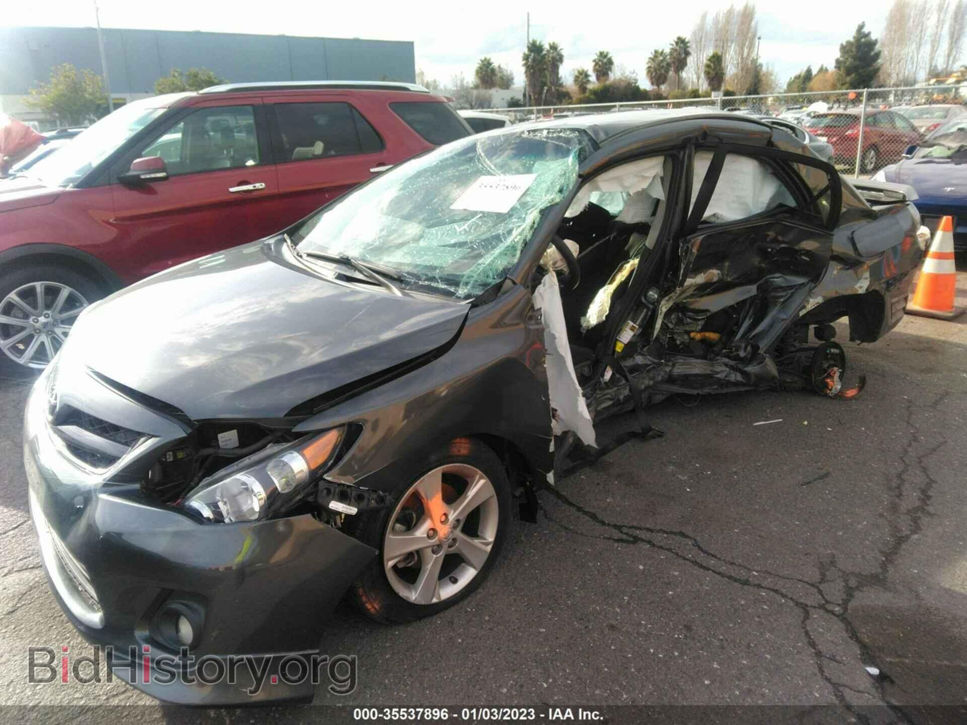 2011 TOYOTA COROLLA - VIN: 2T1BU4EE2BC732132 - Фото 2