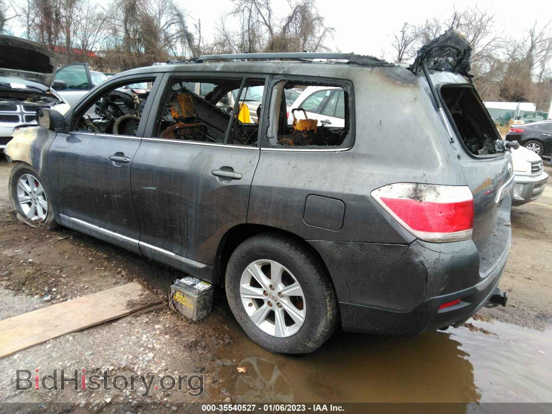 2012 TOYOTA HIGHLANDER - VIN: 5TDBK3EH0CS130719 - Фото 3