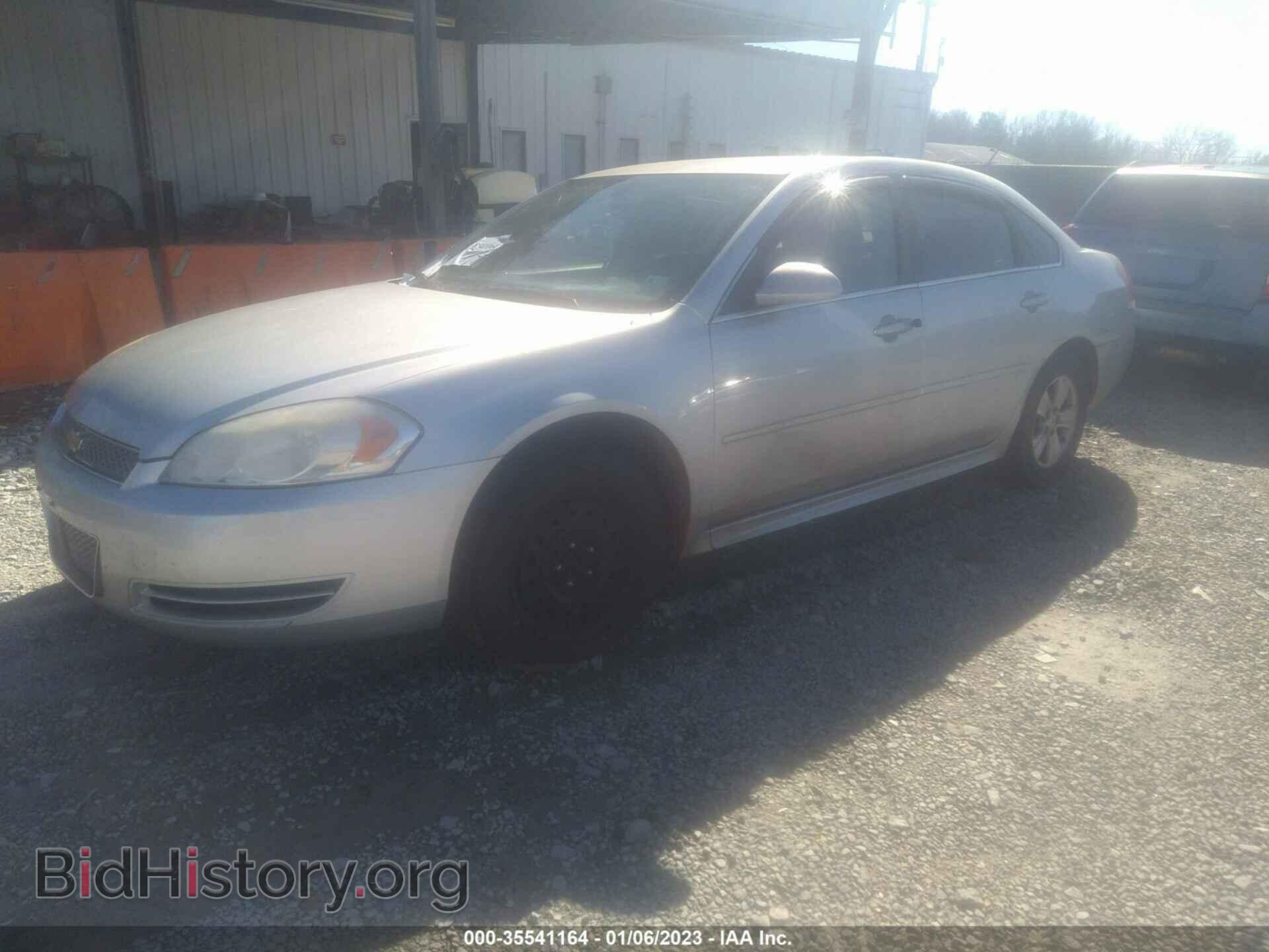 2012 CHEVROLET IMPALA - VIN: 2G1WF5E32C1262760 - Фото 2