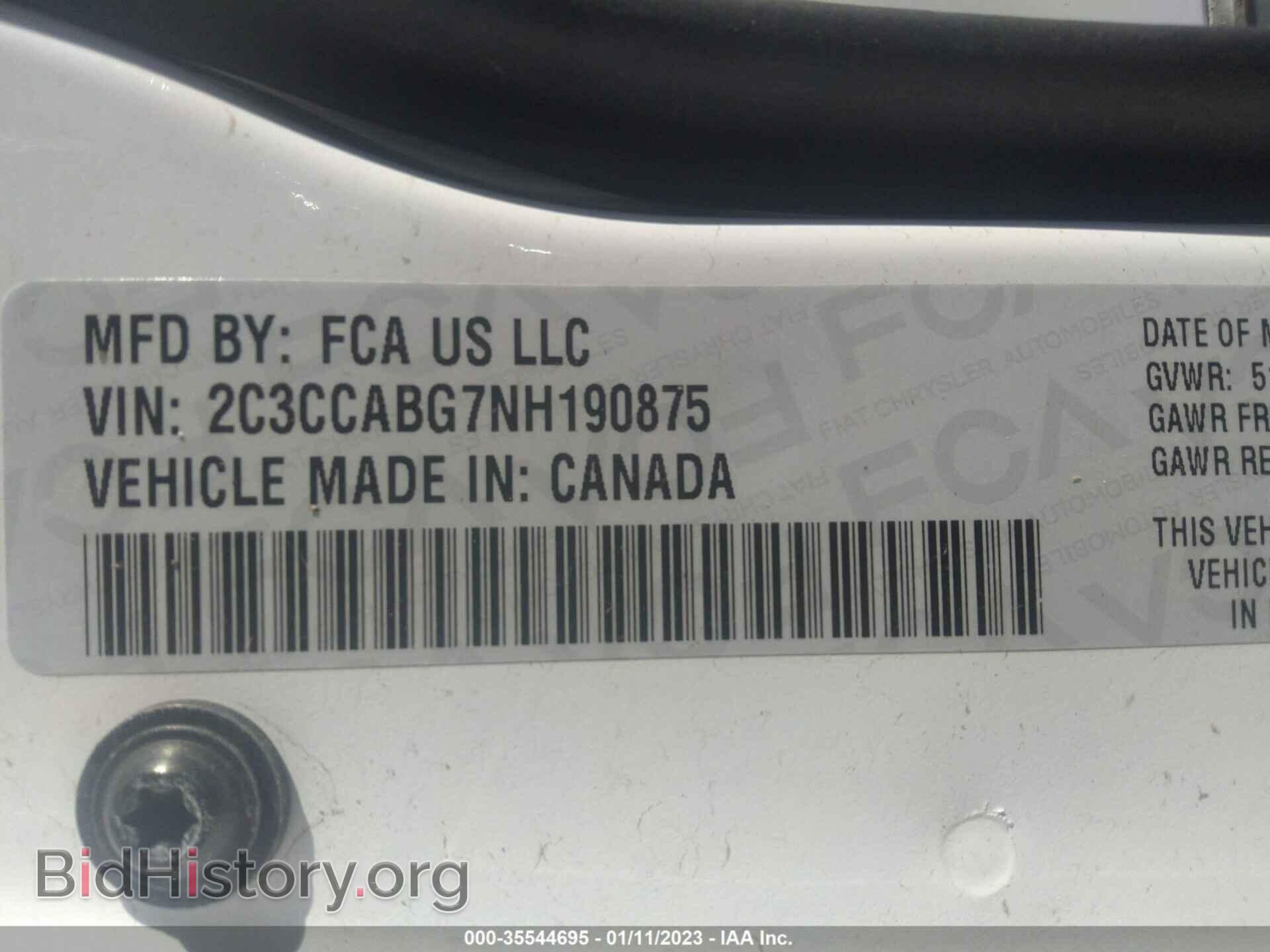 2022 CHRYSLER 300 - VIN: 2C3CCABG7NH190875 - Фото 9