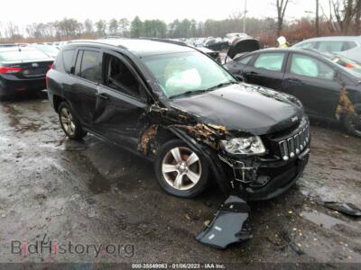 2012 Jeep COMPASS Latitude, black — VIN 1C4NJDEB6CD717407, IAAI