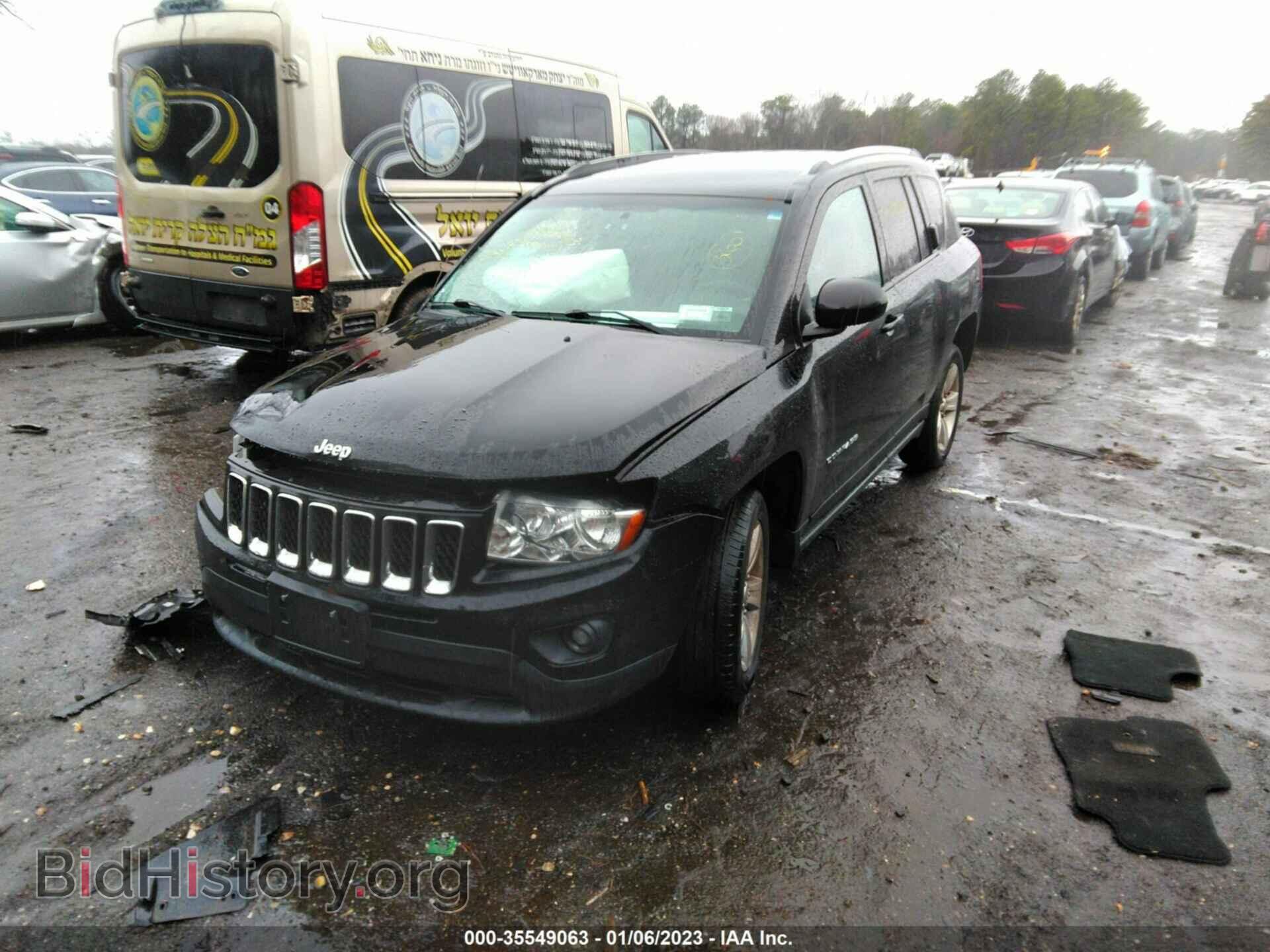 2012 JEEP COMPASS - VIN: 1C4NJDEB6CD717407 - Фото 2
