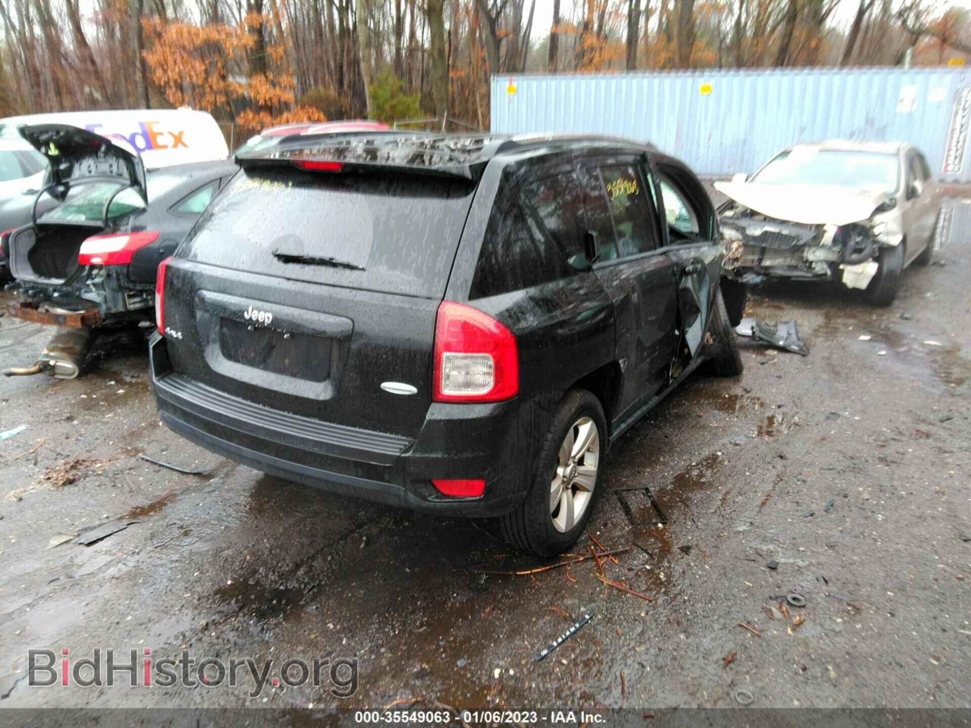 2012 JEEP COMPASS - VIN: 1C4NJDEB6CD717407 - Фото 4