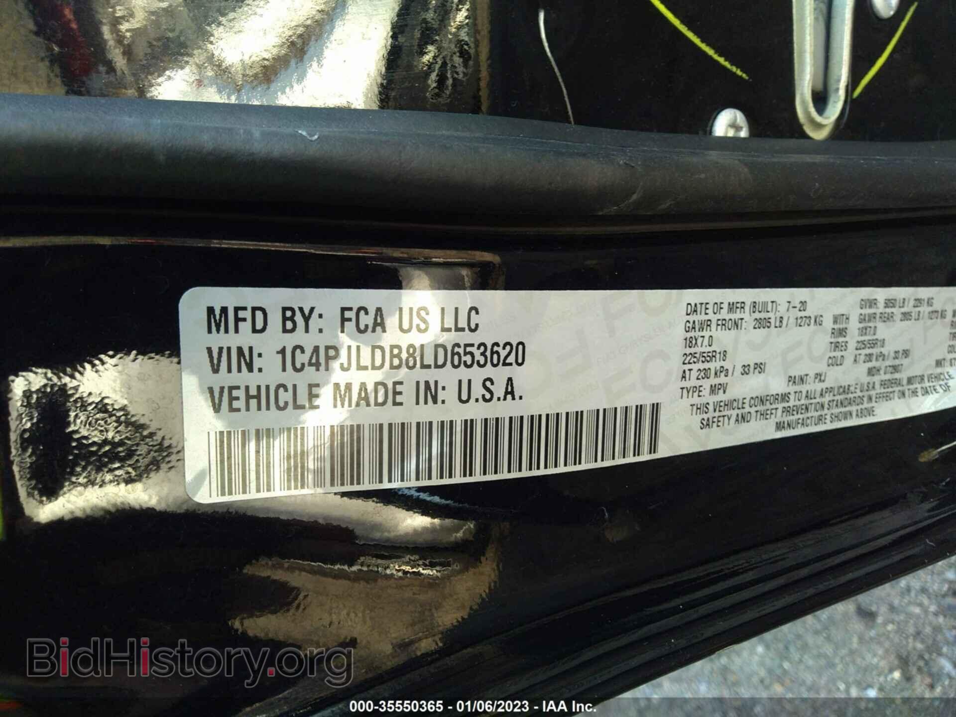 2020 JEEP CHEROKEE - VIN: 1C4PJLDB8LD653620 - Photo 9