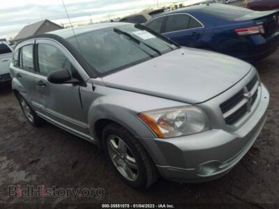 2007 Dodge CALIBER SXT, серебристый — VIN 1B3HB48B17D599263, IAAI