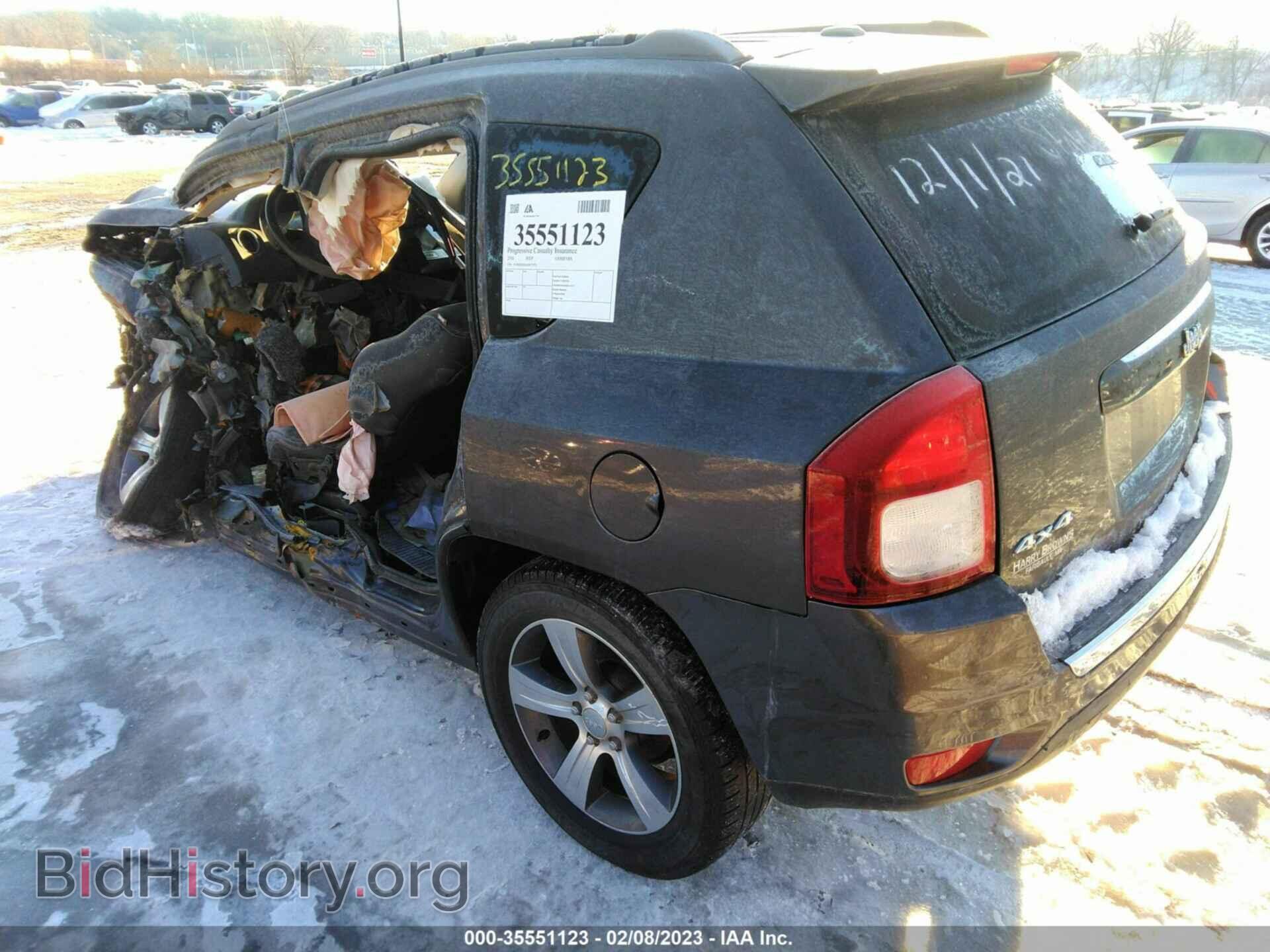 2016 JEEP COMPASS - VIN: 1C4NJDEB3GD673971 - Фото 3