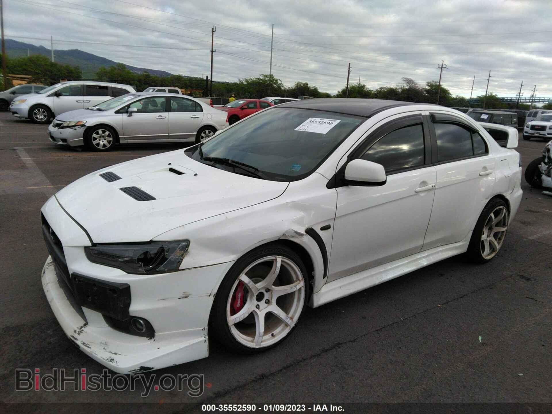 2014 MITSUBISHI LANCER EVOLUTION - VIN: JA32W8FV6EU024911 - Photo 2