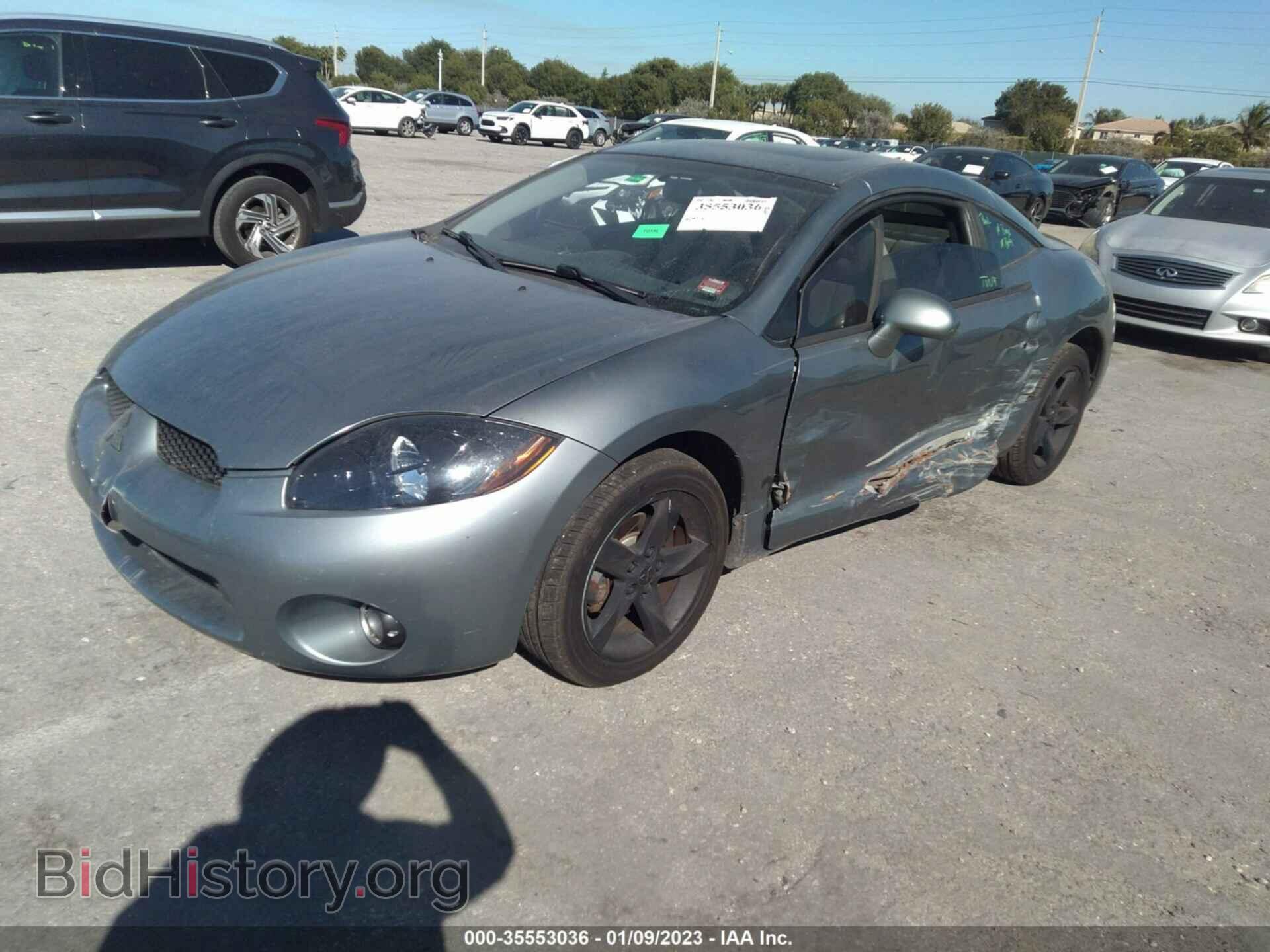 2007 MITSUBISHI ECLIPSE - VIN: 4A3AK24F77E032740 - Фото 2