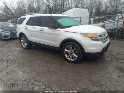 2011 Ford EXPLORER XLT, white — VIN 1FMHK8D84BGA44567, IAAI