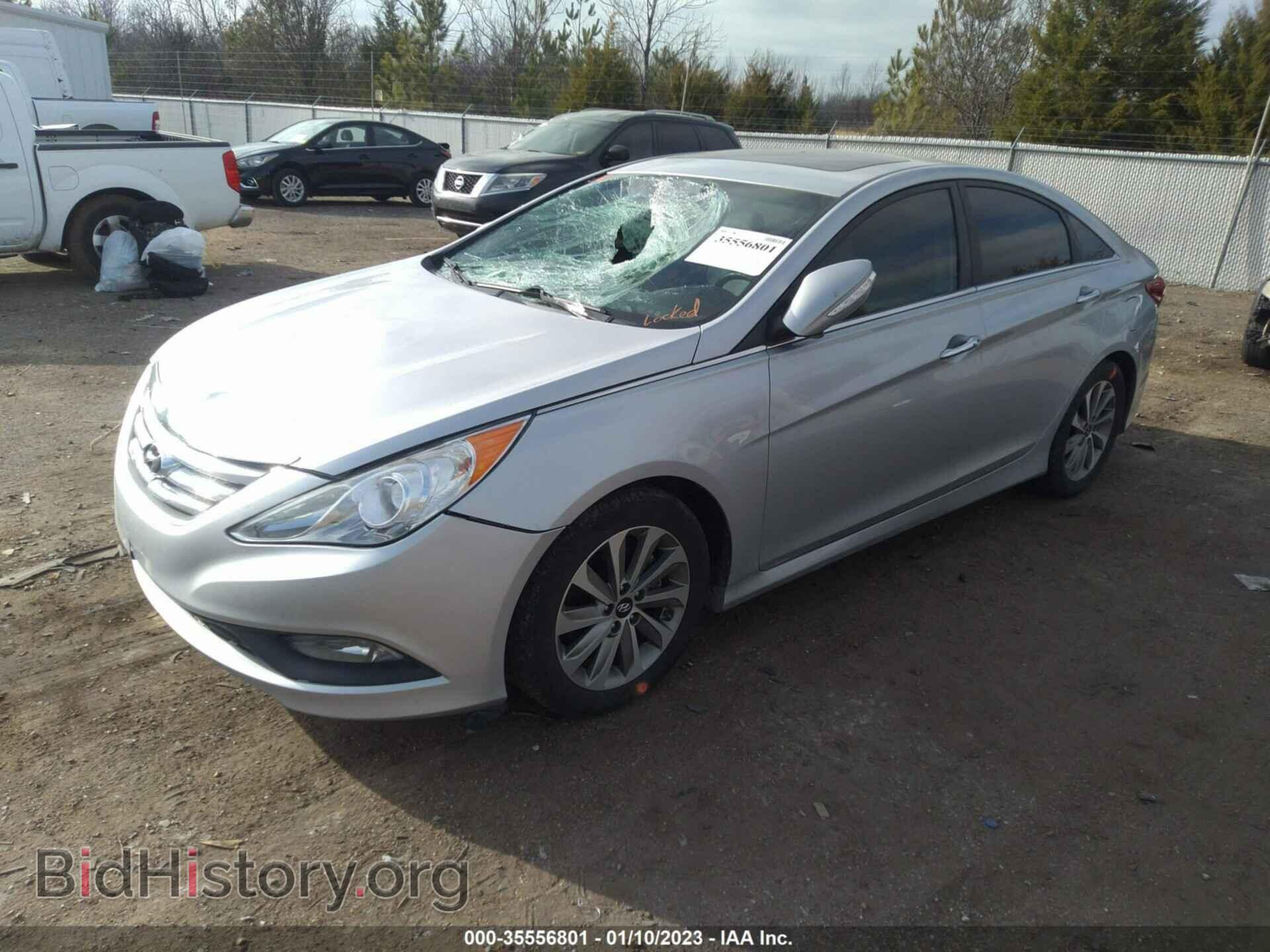 2014 HYUNDAI SONATA - VIN: 5NPEC4AC7EH874899 - Фото 2