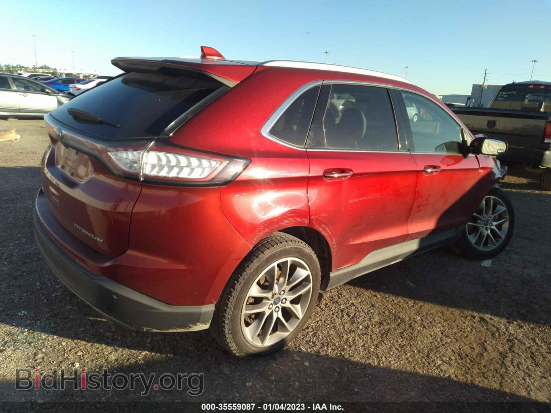 2015 FORD EDGE - VIN: 2FMTK3K89FBB47335 - Фото 4
