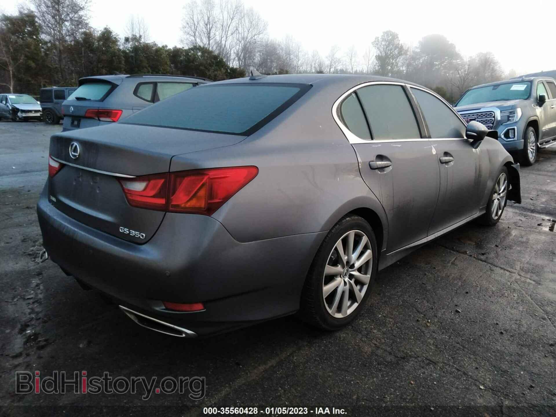 2013 LEXUS GS 350 - VIN: JTHBE1BL8D5019331 - Фото 4
