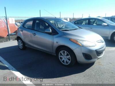 2012 Mazda MAZDA2 Sport, silver — VIN JM1DE1KY6C0133507, IAAI