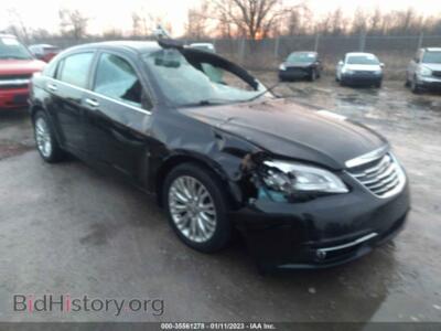 2011 Chrysler 200 Limited, black — VIN 1C3BC2FG3BN607536, IAAI