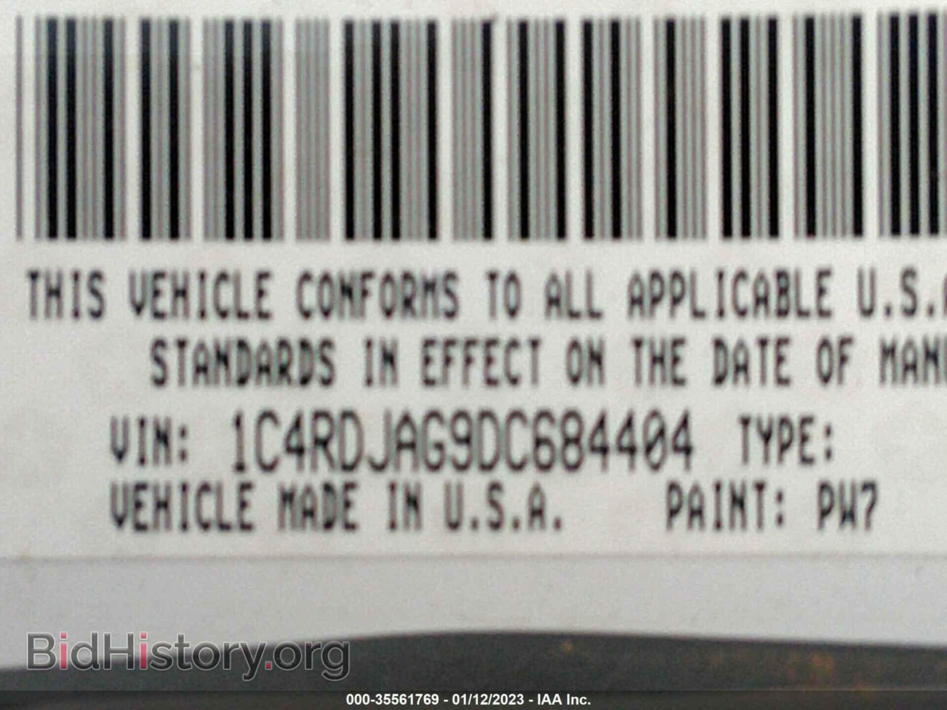 2013 DODGE DURANGO - VIN: 1C4RDJAG9DC684404 - Photo 9