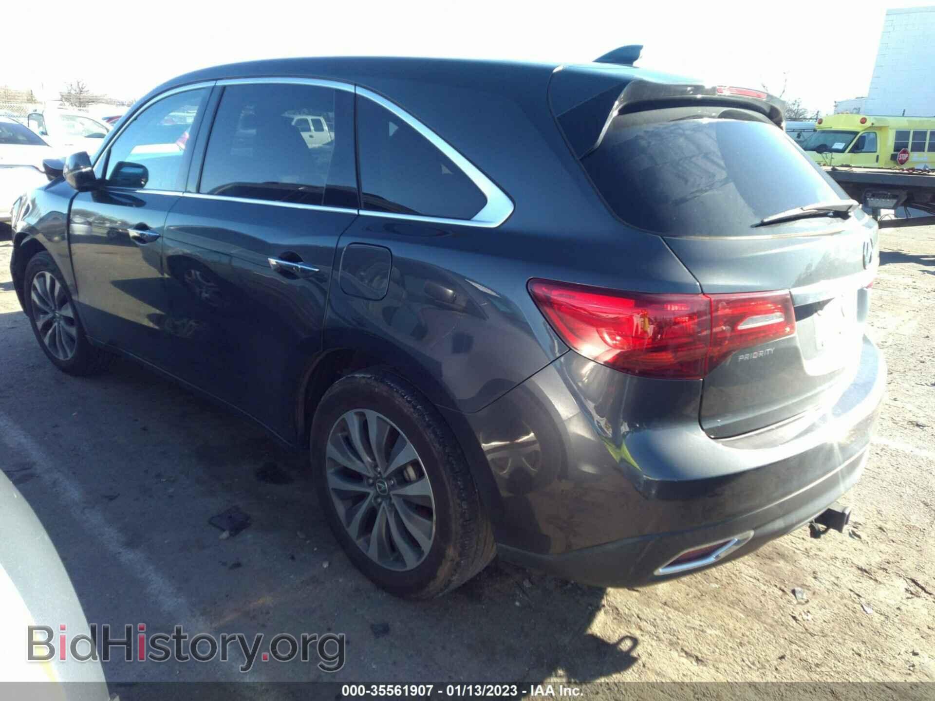 2014 ACURA MDX - VIN: 5FRYD3H68EB012356 - Photo 3